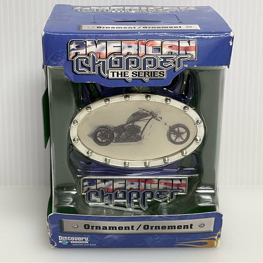 🔥SALE 3/$20 AMERICAN GREETINGS x Discovery Channel American Chopper Ornament NWT